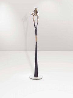 Floor Lamp with Marble Base by Stilnovo