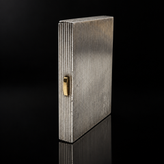 Hermès Paris French Sterling Silver Compact Case