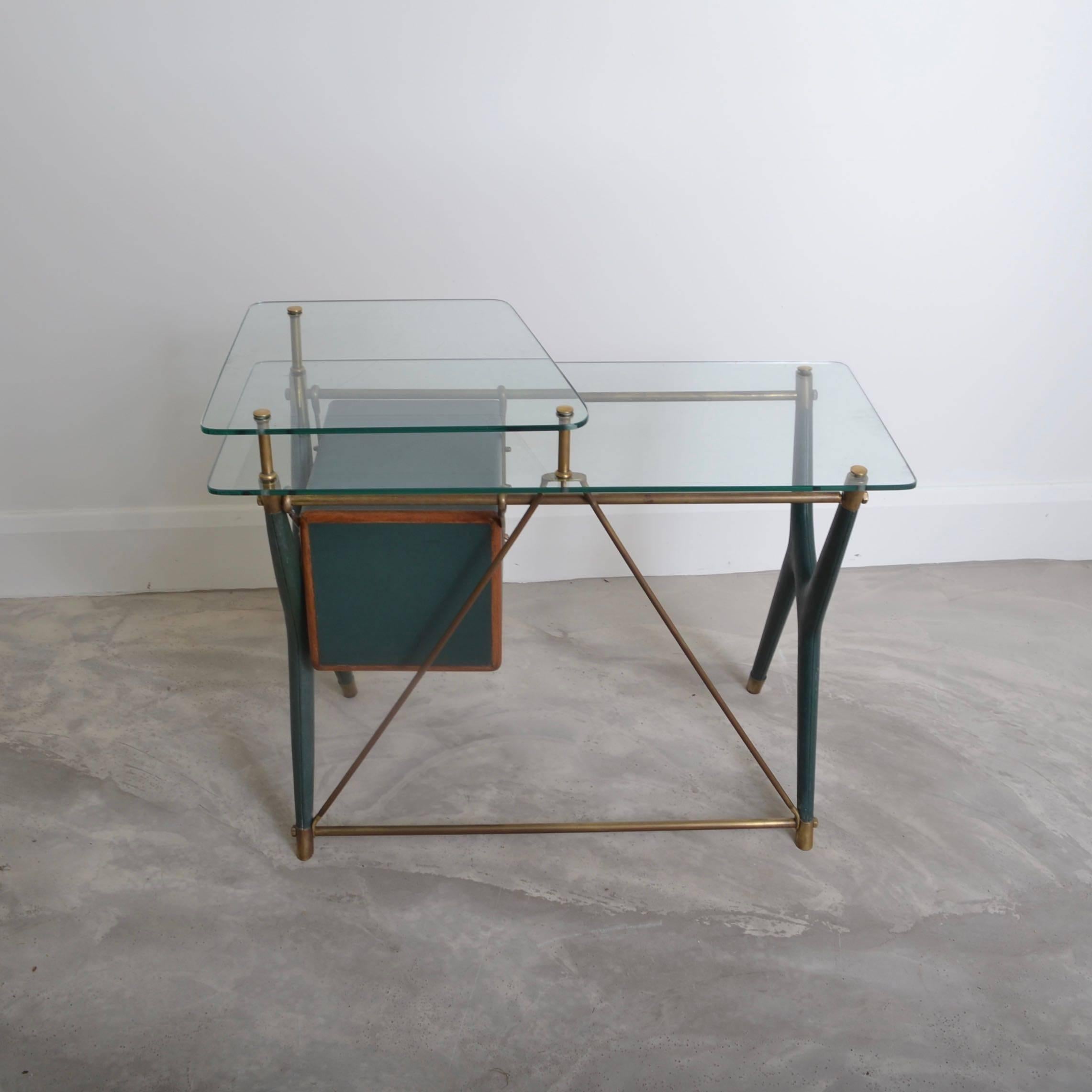 Mid-Century Modern Desk Designed by Silvio Berrone, Italy, circa 1955