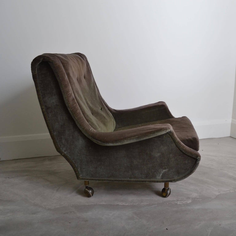 Marco Zanuso 'Regent' Armchair and Ottoman, Italy, 1960 at 1stDibs