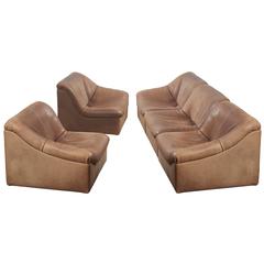 De Sede DS46 Five Section Modular Sofa, Switzerland, circa 1970