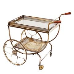 Swedish Drinks Trolley by Firma Svensk Tenn, circa 1950 3