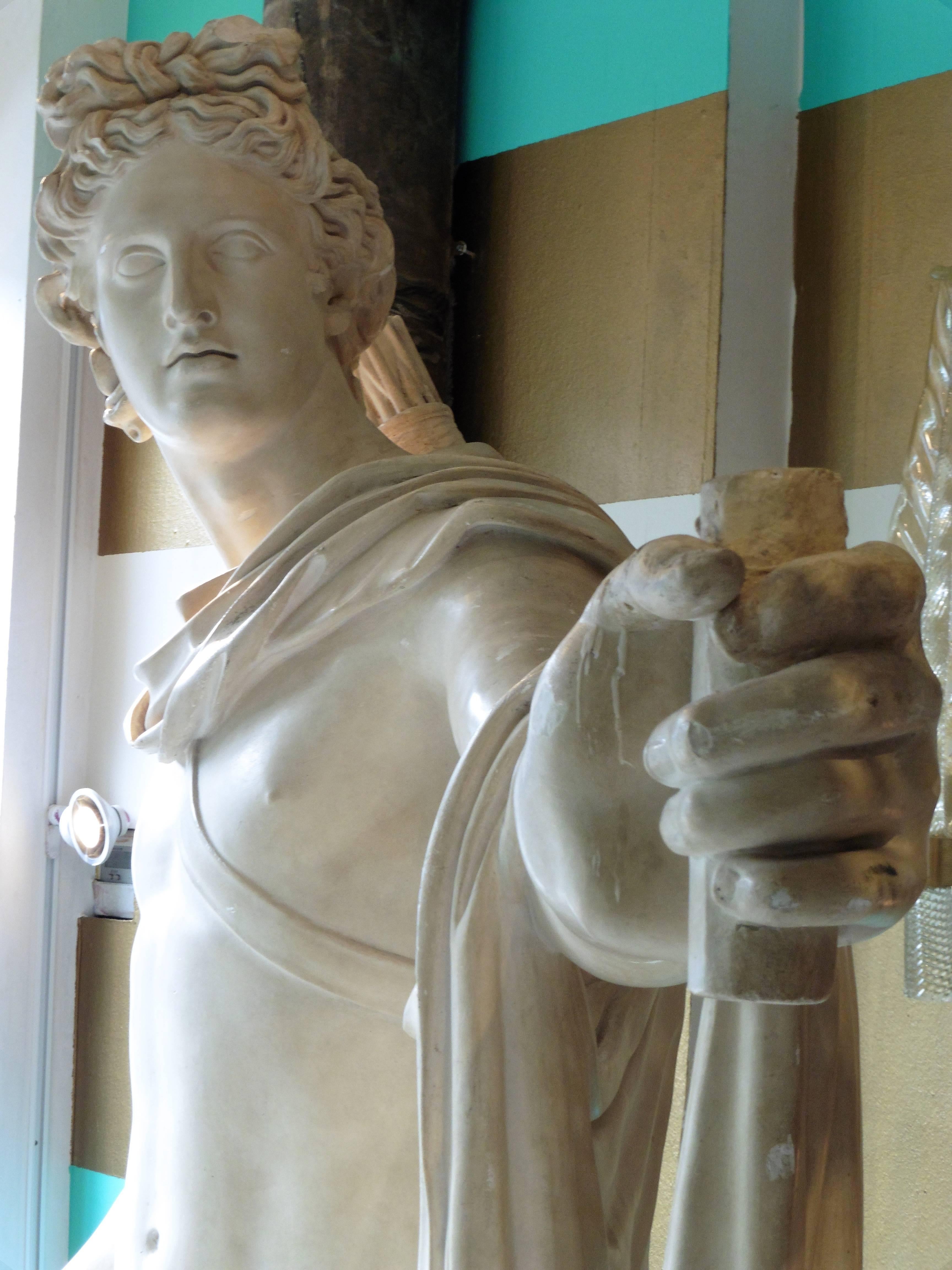 French Plaster Cast of the Apollo Belvedere, 19th Century In Good Condition In London, GB