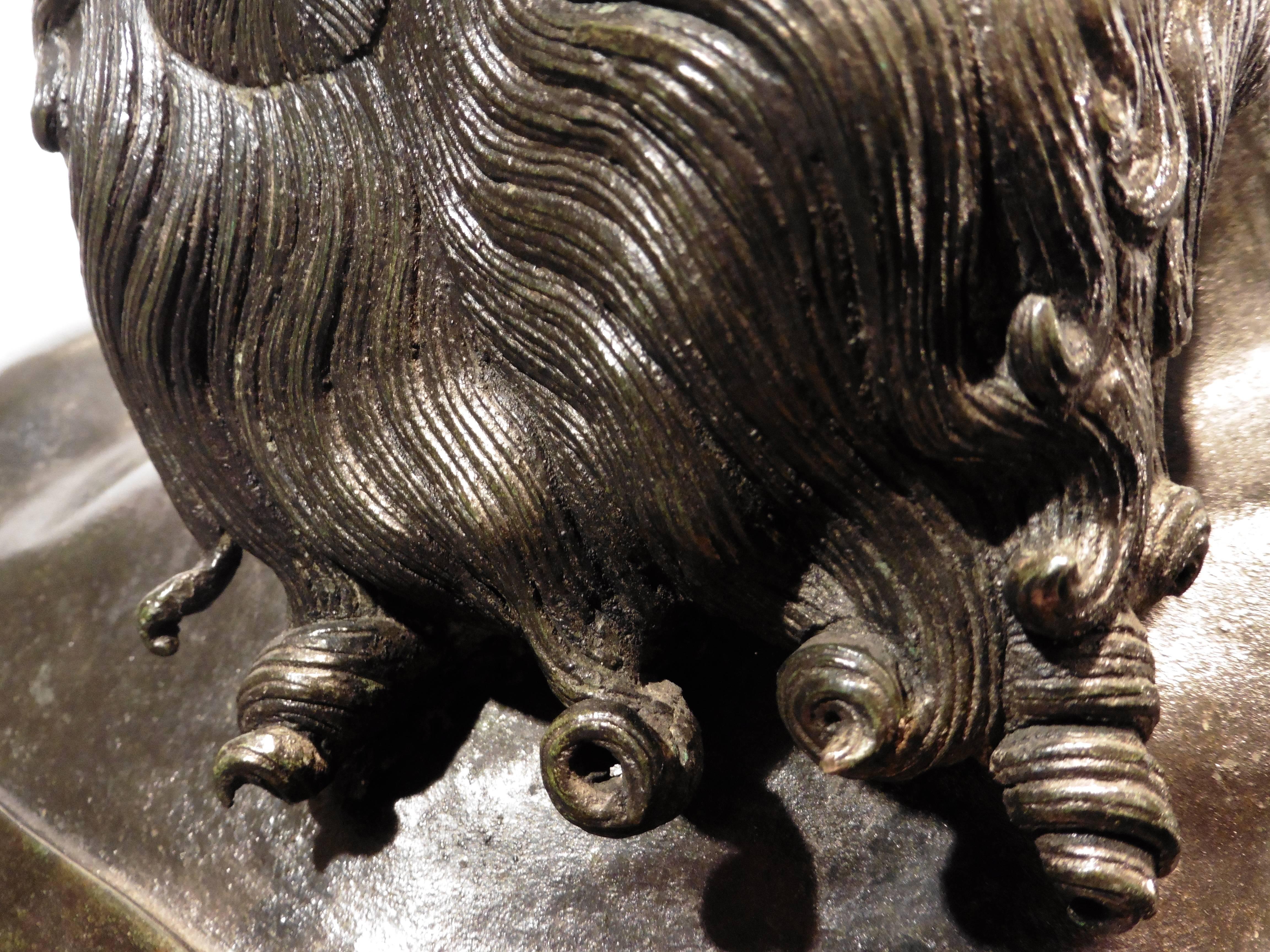 Italian Cast Bronze Bust of Plato, circa 1820 1
