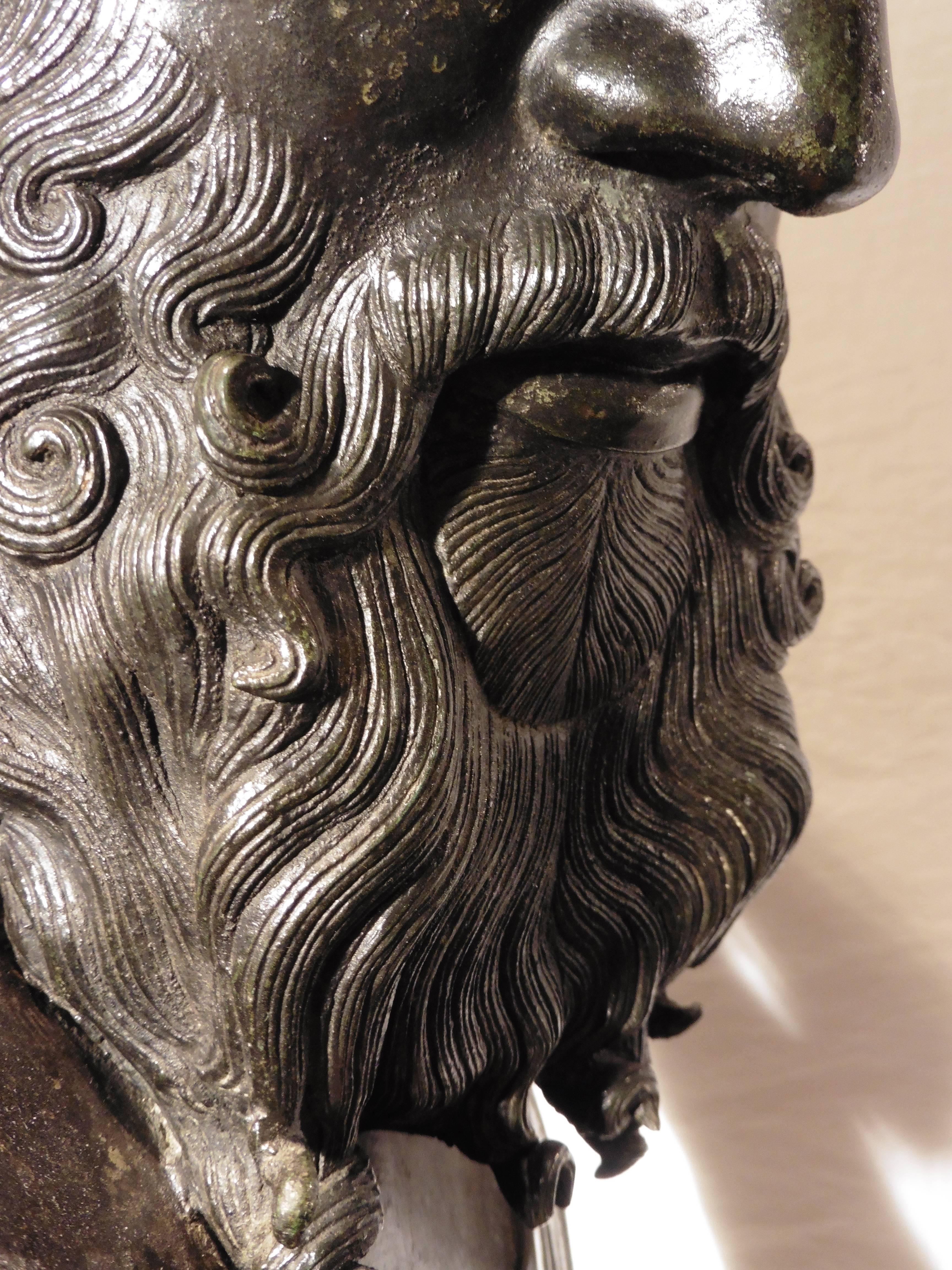 Early 19th Century Italian Cast Bronze Bust of Plato, circa 1820
