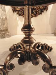 French Iron Base Gueridon with Octagonal Riven Slate Top, circa 1950