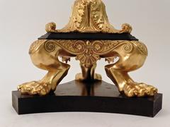 Pair of Monumental French Empire Bronze Candelabra, circa 1820