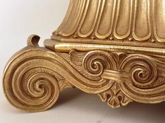 Pair of Napoleon III Bronze Column Lamps, France, circa 1880