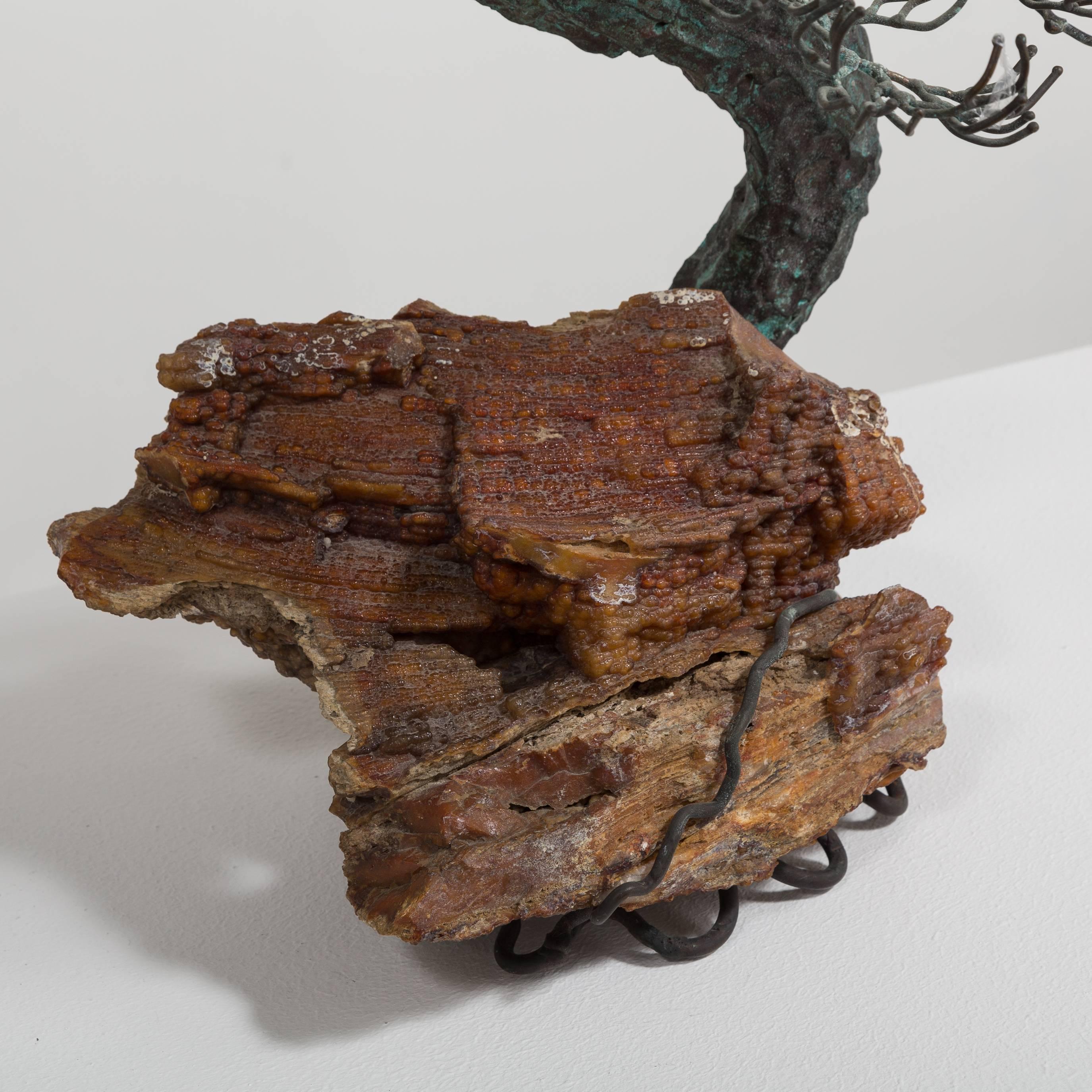bronze tree sculpture