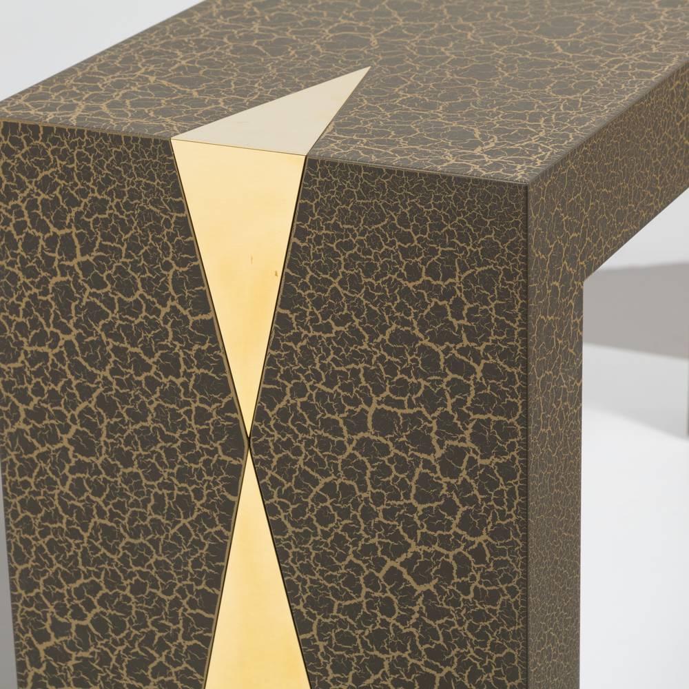The Crackle Console Table by Talisman Bespoke  For Sale 2