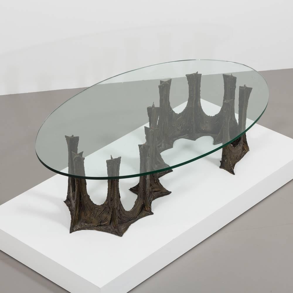 20th Century Paul Evans Studio for Directional Stalagmite Coffee Table, 1970 For Sale