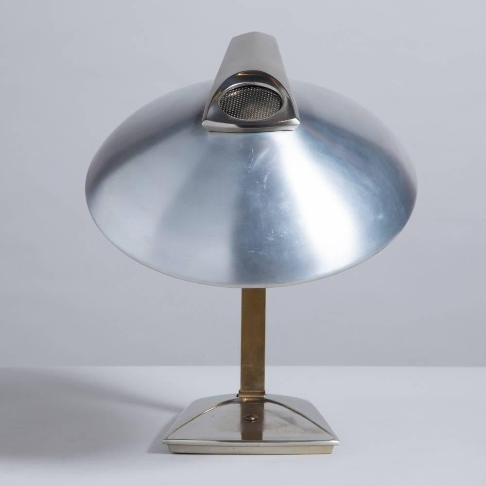 Brass, Chrome and Aluminium Desk Lamp by Laurel, 1960s 1