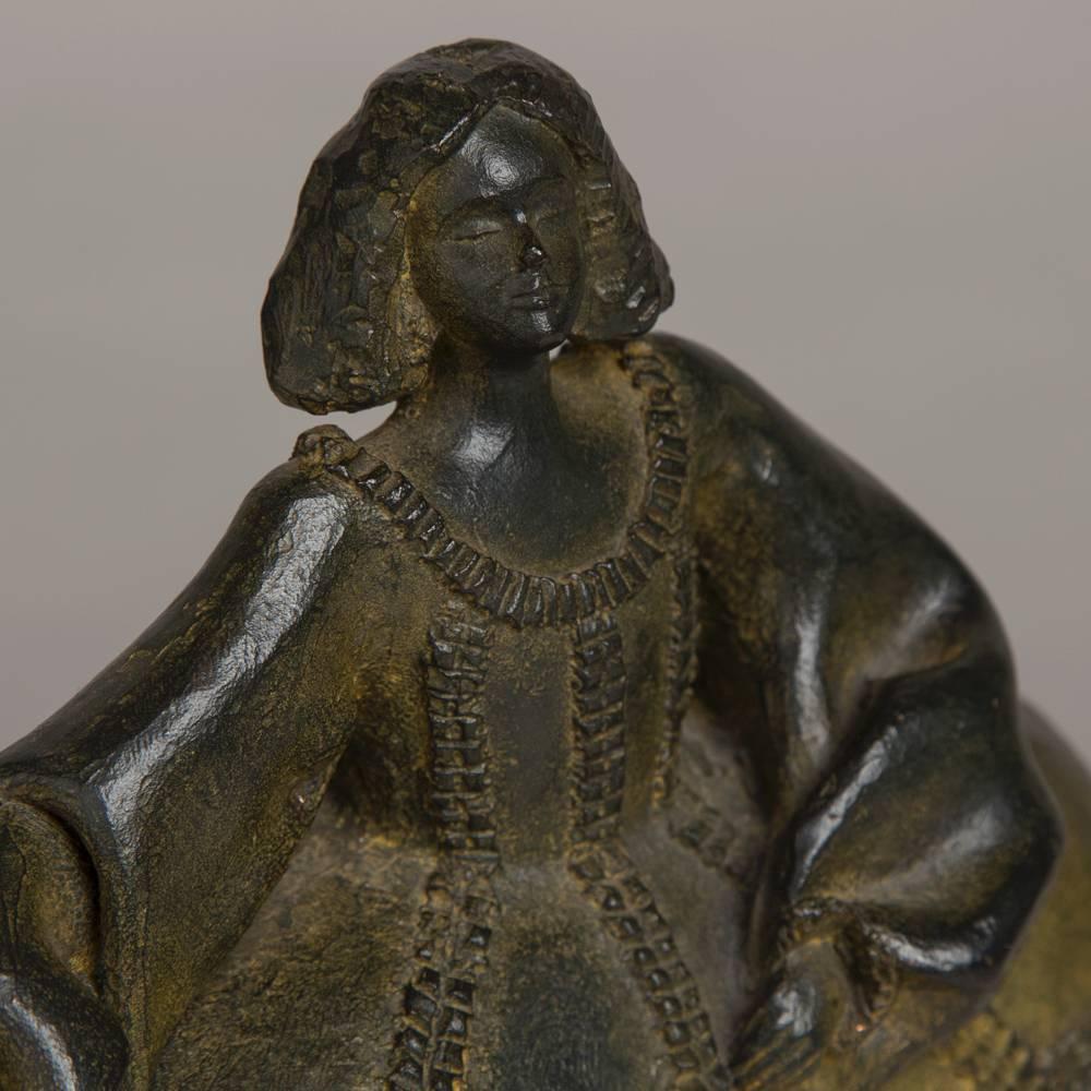 Bronce español de Pilar Gomez Francos titulado 