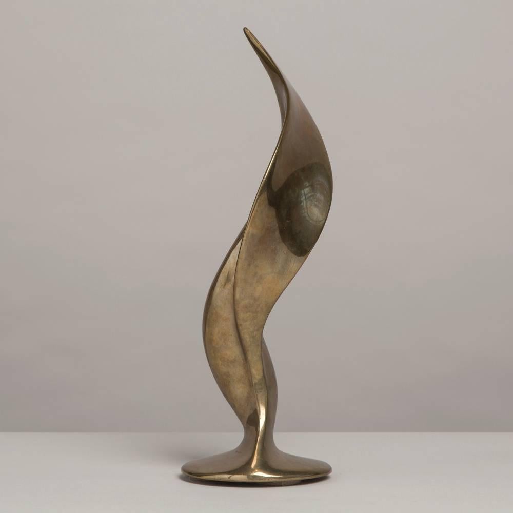 Superb Cast Bronze Abstract Table Sculpture, 1970s In Excellent Condition For Sale In London, GB