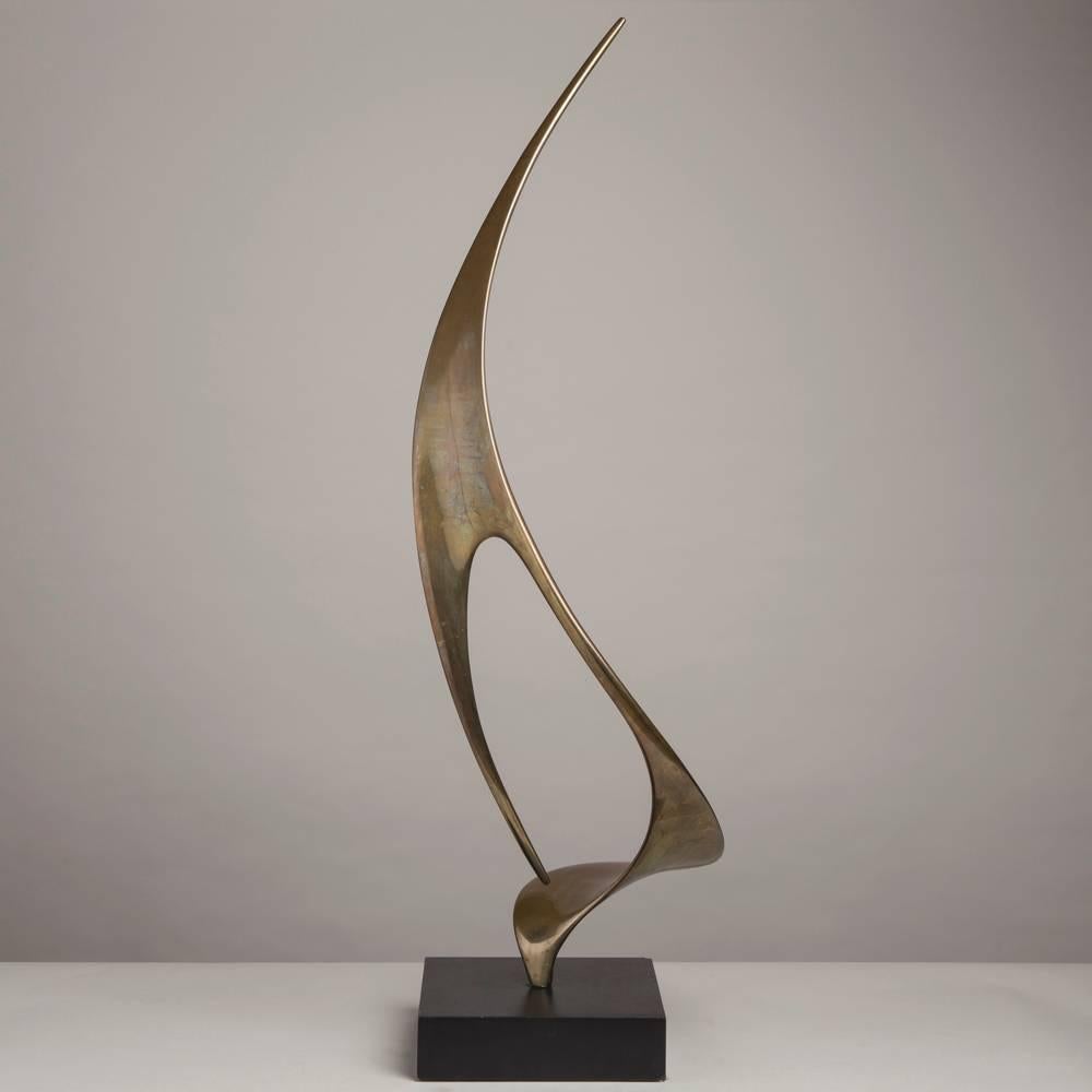 A Superb Large Bronze Freeform Sculpture by Lou Persson and Robie Rohn