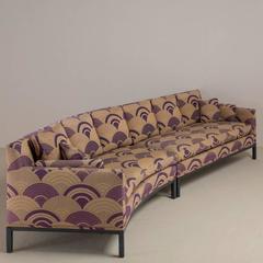 Two-Part Angular Sectional Sofa in Original Fabric, 1960s