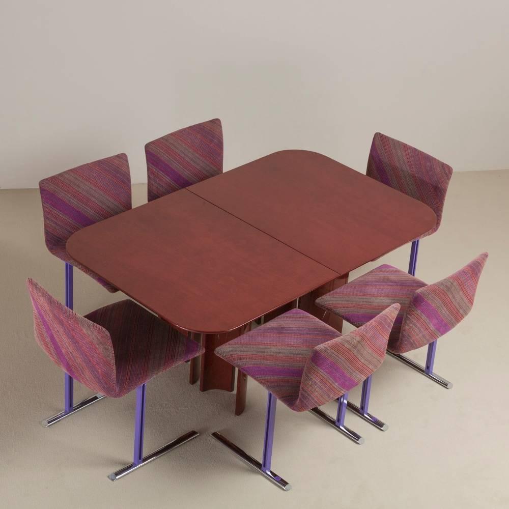 Saporiti Designed Extendable Dining Table, 1990s For Sale 1