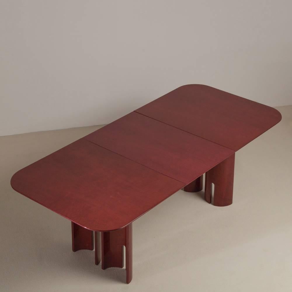 Saporiti Designed Extendable Dining Table, 1990s For Sale 3