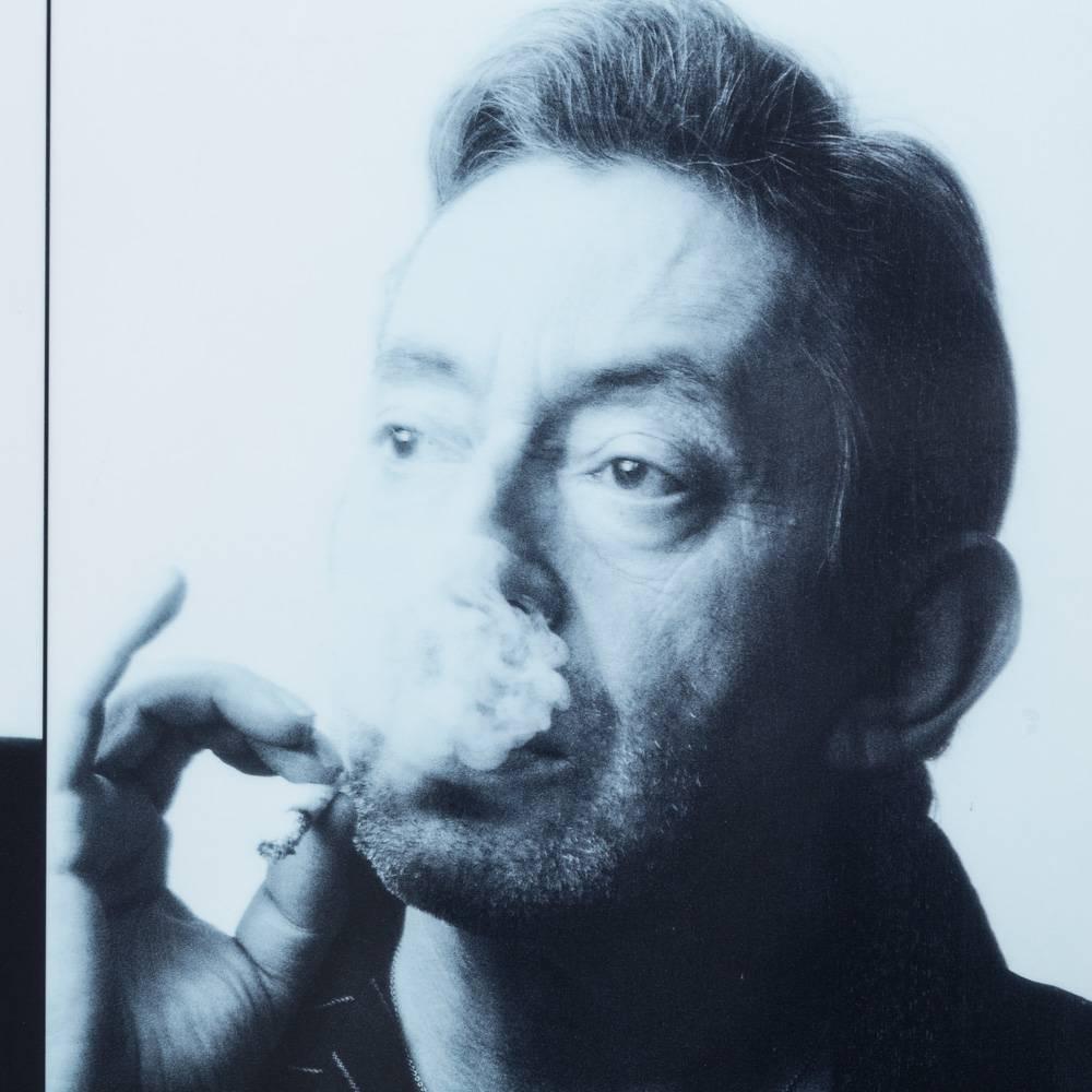 Pierre Terrasson 12 Miniature Portraits of Serge Gainsbourg, 1989 Print In Excellent Condition For Sale In London, GB