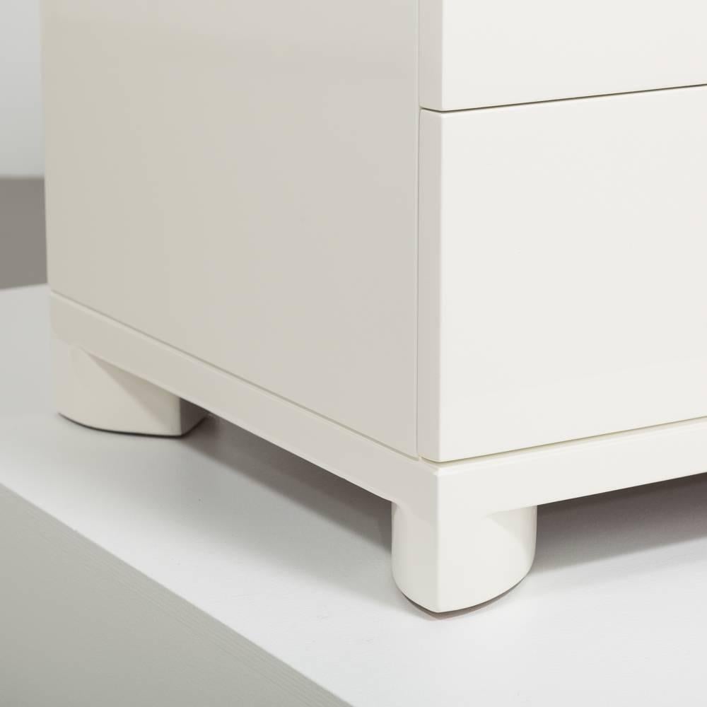 Widdicombe Five-Drawer Ivory Lacquered Commode, 1950s 3