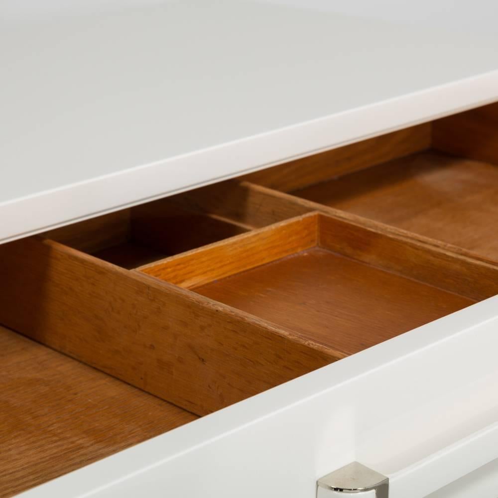 Widdicombe Five-Drawer Ivory Lacquered Commode, 1950s 4