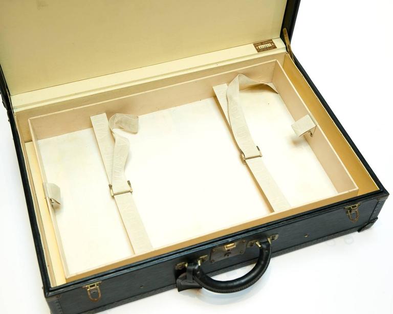 Vintage Louis Vuitton Black Epi Leather Four-Piece Luggage Set For Sale at 1stdibs