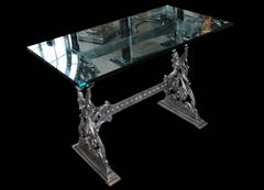 Fabulous Polished French Cast Iron Bistro Tables