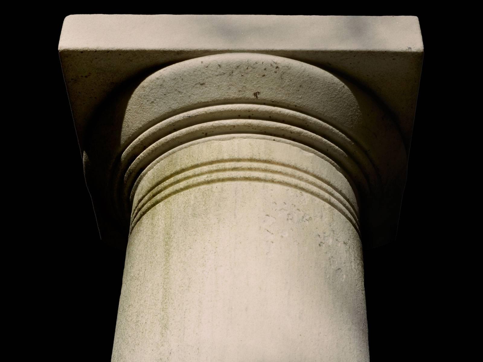 American Pair of Marble Columns, Burrwood Estate For Sale