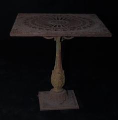 Unique Cast Iron Garden Table