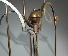 Large Distressed Gilt Bronze Lantern in the Early 18th Century Taste