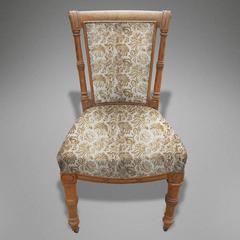 Rare Set of 34 Mid-19th Century Dining Chairs in Finest English Golden Oak