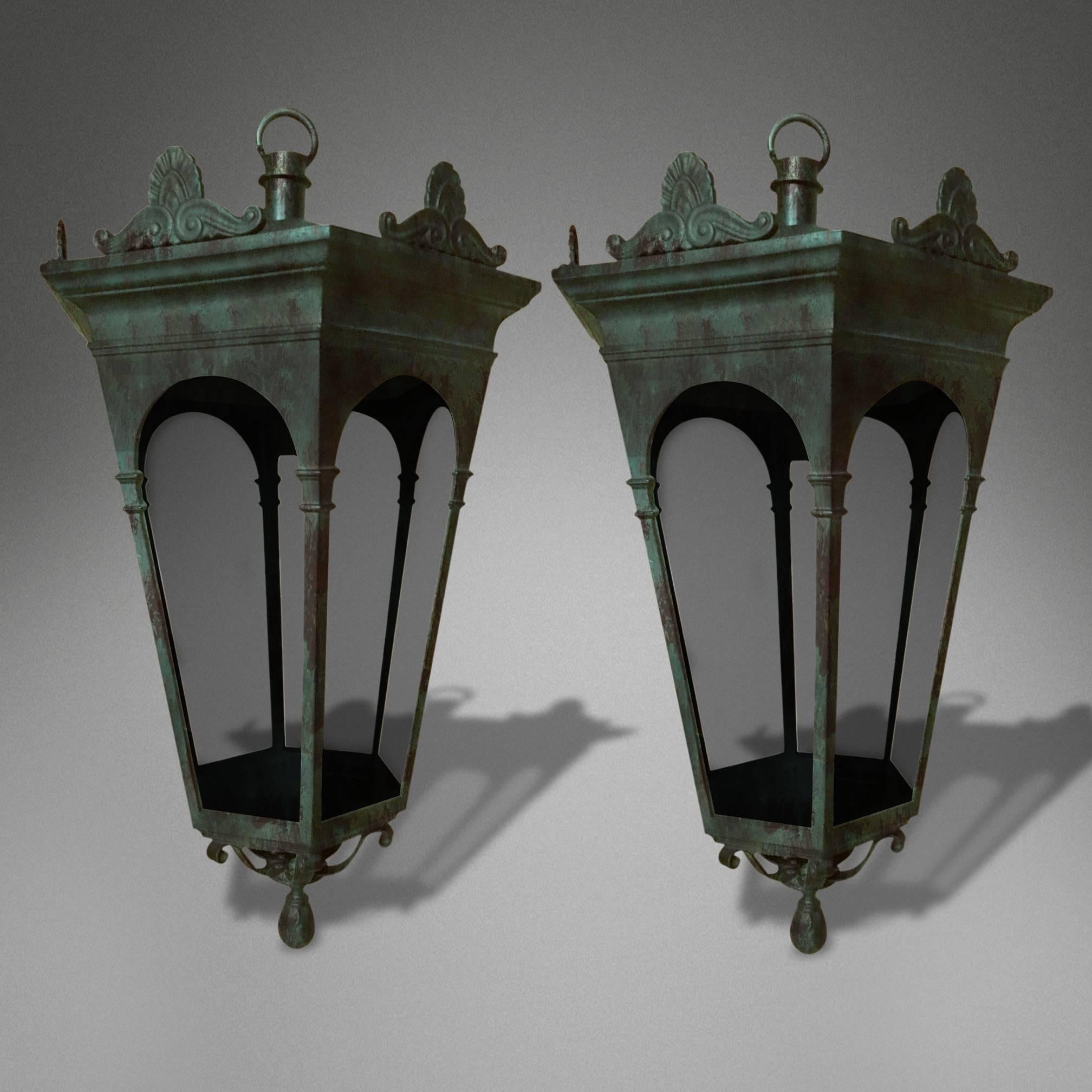 English 19th Century Hanging Lanterns For Sale