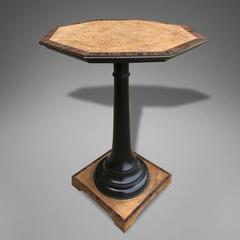 Burr Oak Octagonal Table