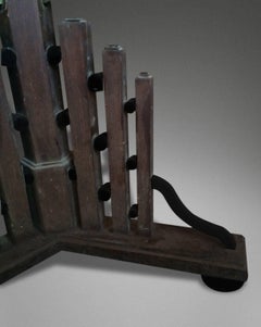 Ebony Anglo-Indian Table with Inlaid Bowl