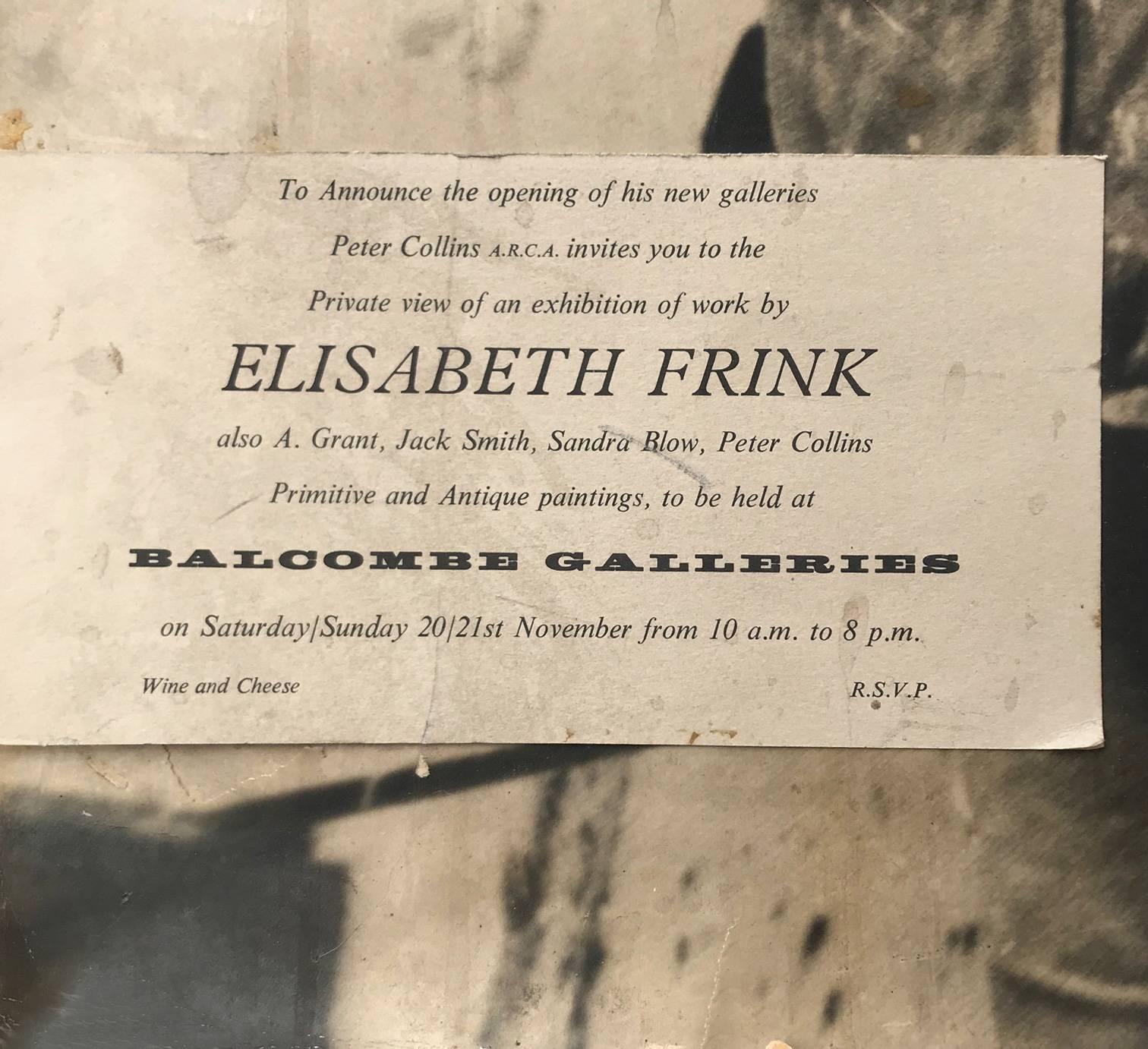 English Elizabeth Frink Original Exhibition Poster For Sale