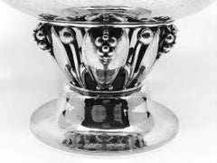 Vintage Georg Jensen Sterling Silver Bowl #197, Hand-Hammered, 1916