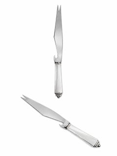 Georg Jensen Pyramid Sterling Silver Cheese/Bar Knife 225b