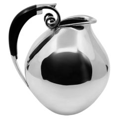 Georg Jensen Sterling Silver Pitcher, design #653 by Johan Rohde