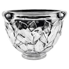 Seltene Sterling-Silber-Schale von Svend Hammershøi, gefertigt von Holger Kyster