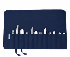 Juego de cubiertos «Pyramid» de Georg Jensen, en plata de ley, para 12 comensales