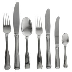 Georg Jensen Old Danish Silverware Service for Twelve