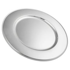 Georg Jensen Pyramid Set of 12 Sterling Silver Charger Plates 600Y