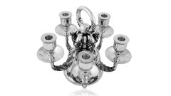 Georg Jensen Sterling Silver "Octopus" Five-Light Candelabrum, Design #383A