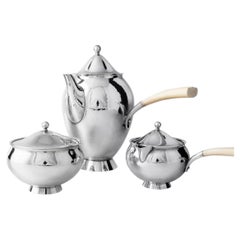 Georg Jensen Kaffeeservice aus Sterlingsilber 917