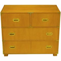 Baker Bleached Walnut Campaign Commode 10