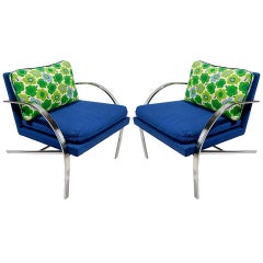 Retro Pair of "Arco" Chairs in the Style of Paul Tuttle