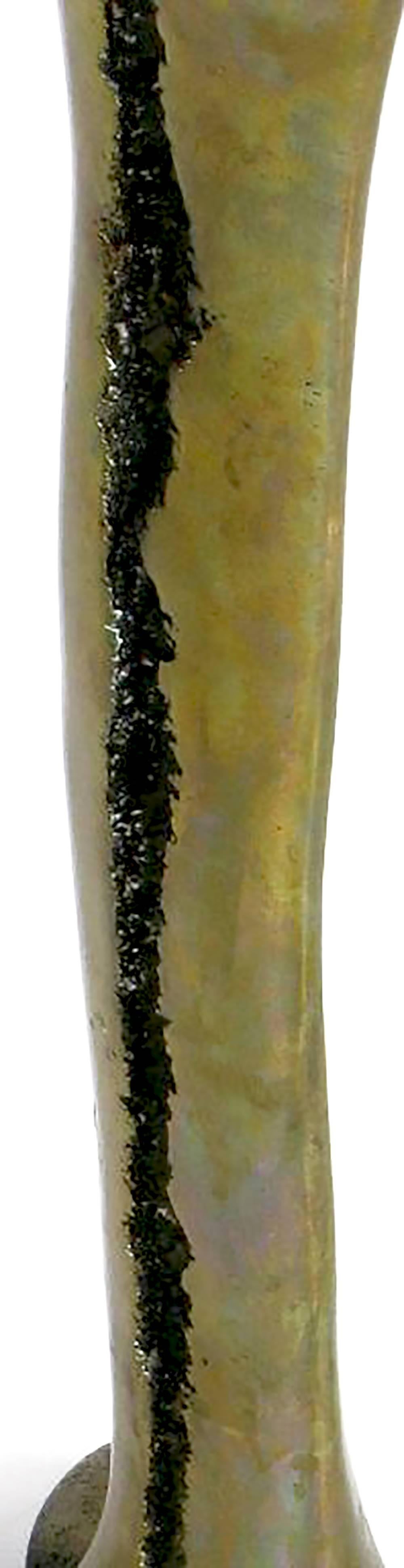 Late 20th Century Abstract Bronze Sculpture by C. Kraus