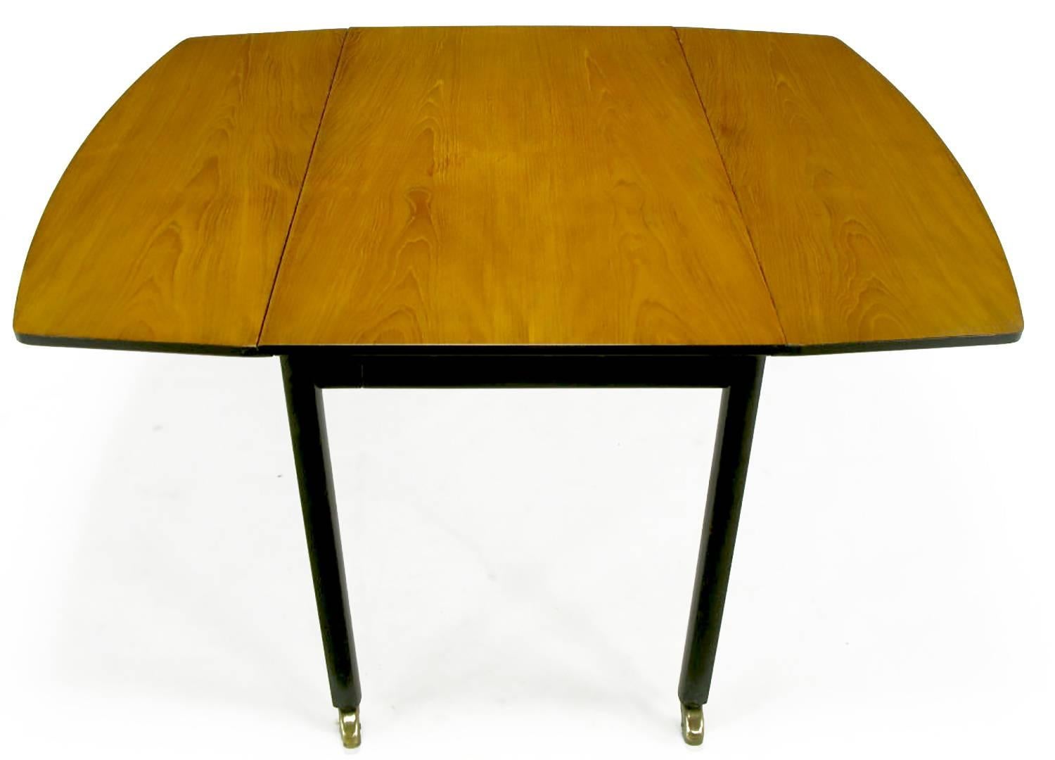 Bleached Baker New World Collection Dropleaf Dining Table