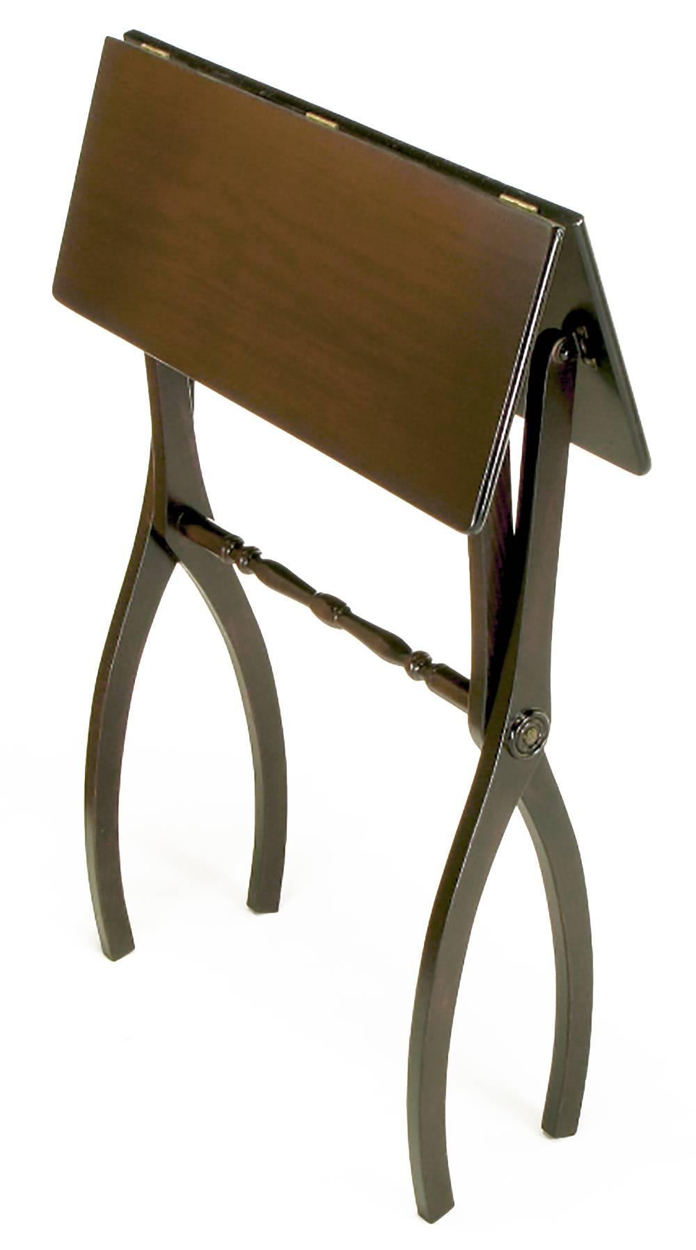 Klappbarer Coach-Tisch aus Mahagoni des 19. Jahrhunderts im Zustand „Hervorragend“ im Angebot in Chicago, IL