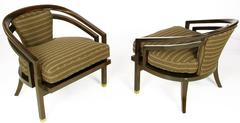 Pair of Elegant 1960s Club Chairs by Century
